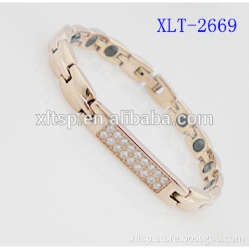Women style bracelet jewelry rose gold germanium powder energy bracelet